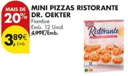Pingo Doce mini pizzas ristorante dr. oekter promoção