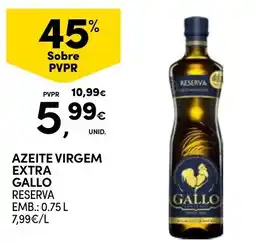 Continente Azeite virgem extra gallo reserva promoção