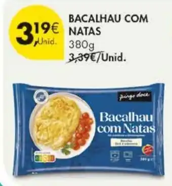 Pingo Doce Bacalhau com Natas promoção