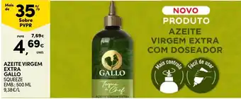 Continente Azeite virgem extra gallo squeeze promoção