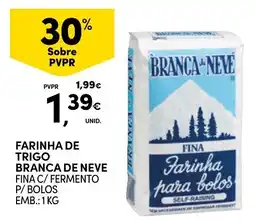 Continente Farinha de trigo branca de neve promoção