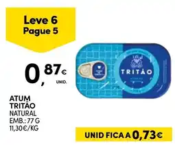Continente Atum tritão natural promoção
