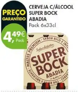 Pingo Doce Cerveja c/álcool super bock abadia promoção