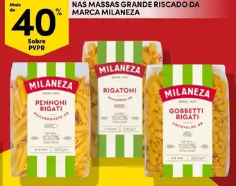 Continente Massas grande riscado da marca milaneza promoção