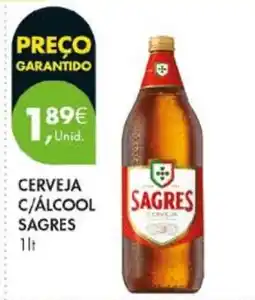 Pingo Doce Cerveja c/álcool sagres promoção