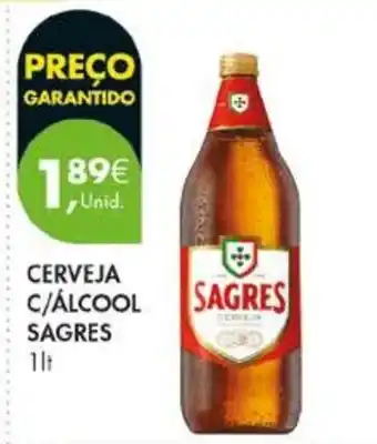 Pingo Doce Cerveja c/álcool sagres promoção