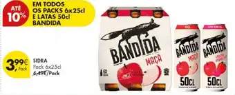 Pingo Doce Sidra bandida maçã promoção