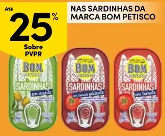 Continente Sardinhas da marca bom petisco promoção