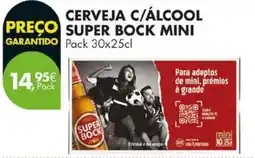 Pingo Doce Cerveja c/álcool super bock mini promoção