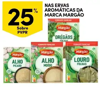 Continente ervas aromáticas da marca margão promoção