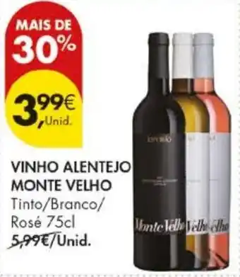 Pingo Doce vinho alentejo monte velho promoção