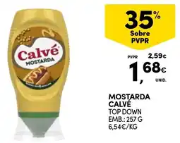 Continente Mostarda calvé promoção