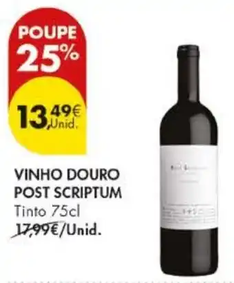 Pingo Doce vinho douro post scriptum promoção