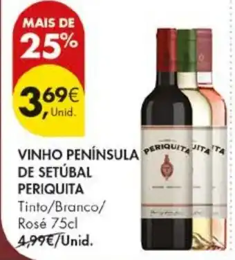 Pingo Doce vinho península de setúbal periquita promoção