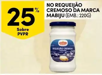Continente Requeijão cremoso da marca Mabiju promoção