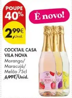 Pingo Doce Cocktail casa vila nova promoção