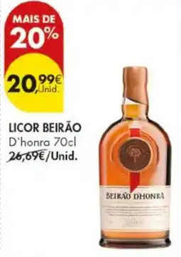 Pingo Doce Licor beirão d'honra promoção