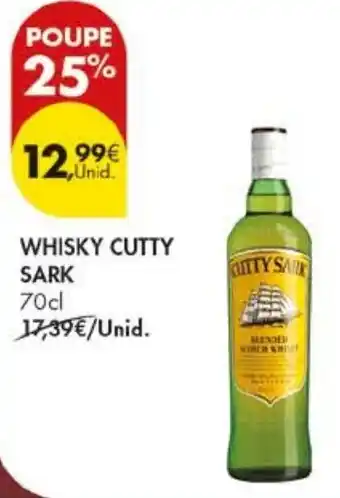 Pingo Doce Whisky Cutty Sark promoção