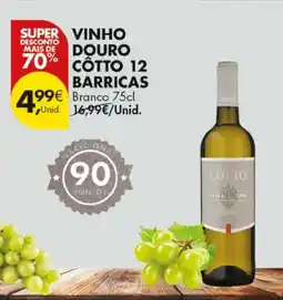 Pingo Doce Vinho douro cotto 12 barricas promoção