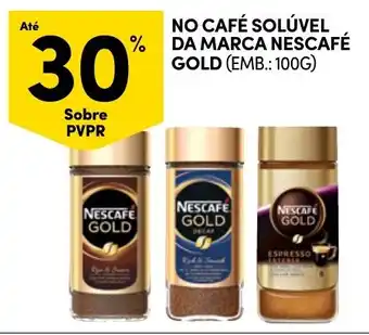 Continente Nescafe Gold promoção