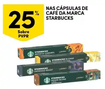 Continente Cápsulas de café starbucks promoção