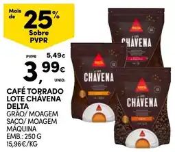 Continente Café torrado lote chavena delta promoção