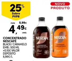 Continente Concentrado Nescafé Black/Caramelo promoção
