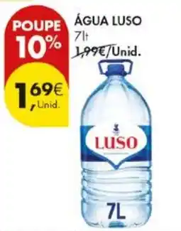 Pingo Doce Água Luso promoção