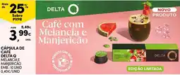 Continente Cápsula de café delta q melancia e manjericão promoção