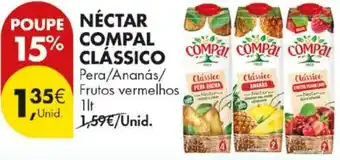 Pingo Doce Néctar compal clássico promoção