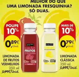 Pingo Doce Pingo doce limonada de frutos vermelhos promoção