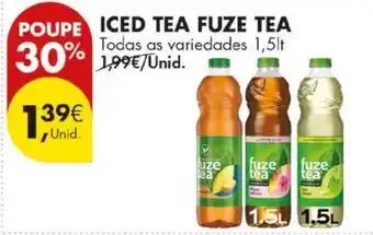 Pingo Doce Iced tea fuze tea promoção