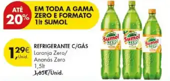 Pingo Doce Sumol Zero promoção