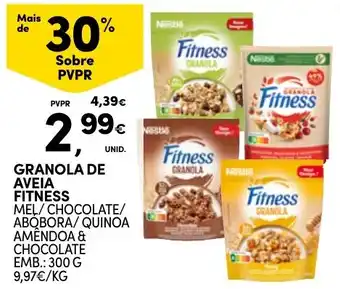 Continente Granola de aveia fitness promoção