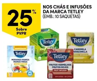 Continente Chás e infusões tetley promoção