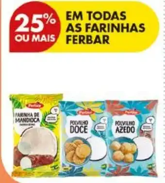 Pingo Doce Farinha de mandioca ferbar promoção