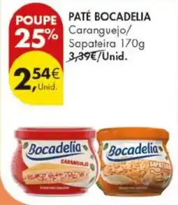 Pingo Doce Paté bocadella caranguejo/sapateira promoção