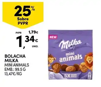 Continente Bolacha Milka Mini Animals promoção