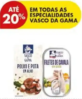 Pingo Doce vasco da gama polvo e pota em alho promoção