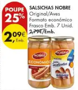 Pingo Doce Salsichas nobre promoção