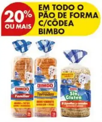 Pingo Doce Pão de forma bimbo promoção