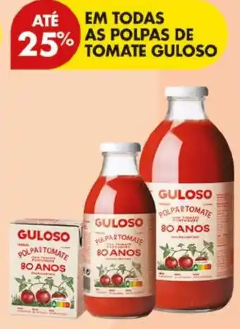 Pingo Doce polpa de tomate guloso promoção