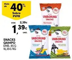 Continente Snacks qampo promoção