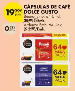 Pingo Doce cápsulas de café dolce gusto promoção