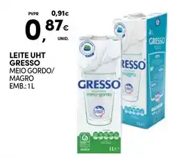 Continente Leite uht gresso meio gordo/magro promoção