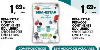 Continente Bem-estar liquido continente equilíbrio promoção