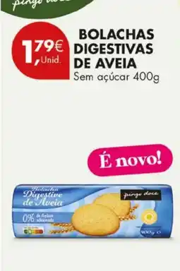 Pingo Doce Bolachas digestive de aveia pingo doce promoção