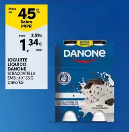 Continente Iogurte líquido danone stracciatella promoção