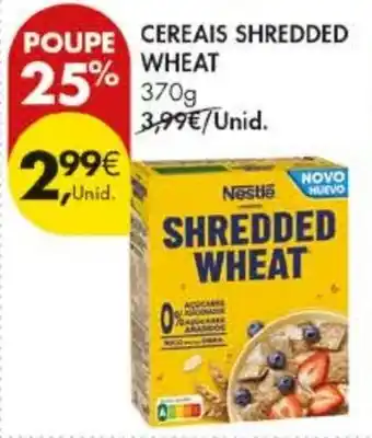 Pingo Doce Cereais shredded wheat promoção