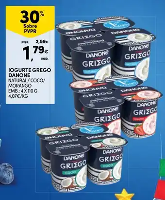 Continente Iogurte grego danone promoção